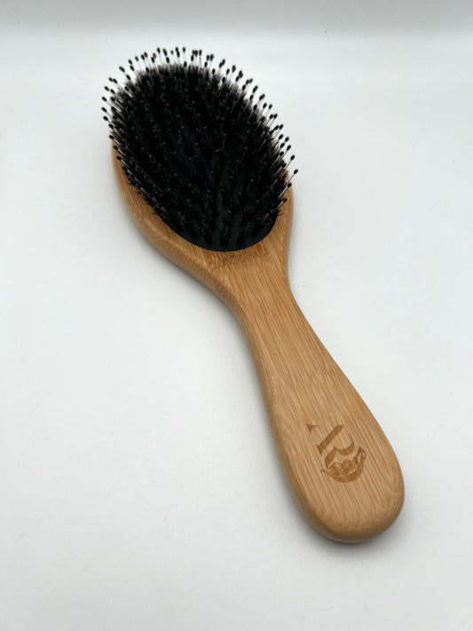 Bamboo Bristle Paddle Brush